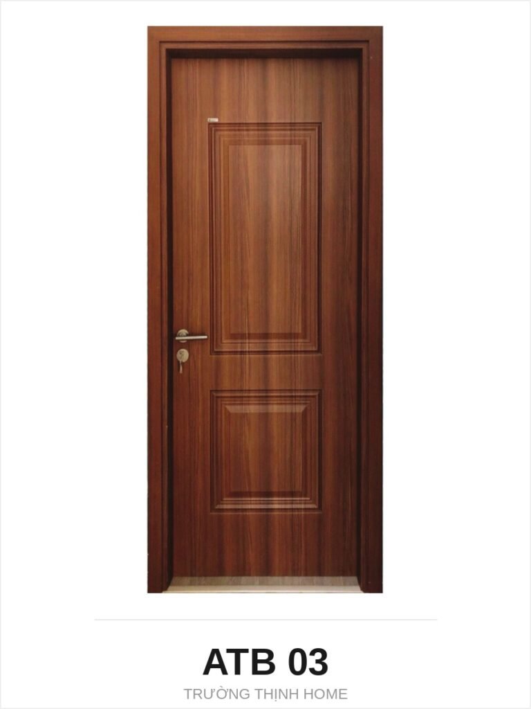 Cửa nhựa composite ATB 03 cổ điển 2 ô nổi màu M8707