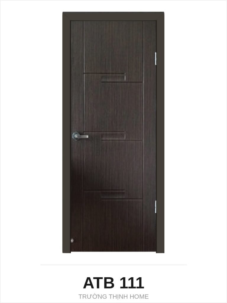 Cửa nhựa composite ATB 111 chỉ ngắn lệch tầng màu K108