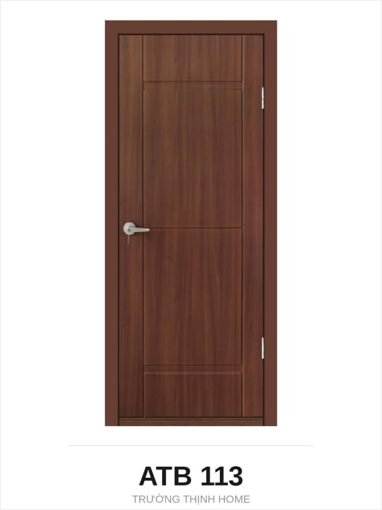 Cửa nhựa composite ATB 113 ô chỉ đơn giản màu M8707