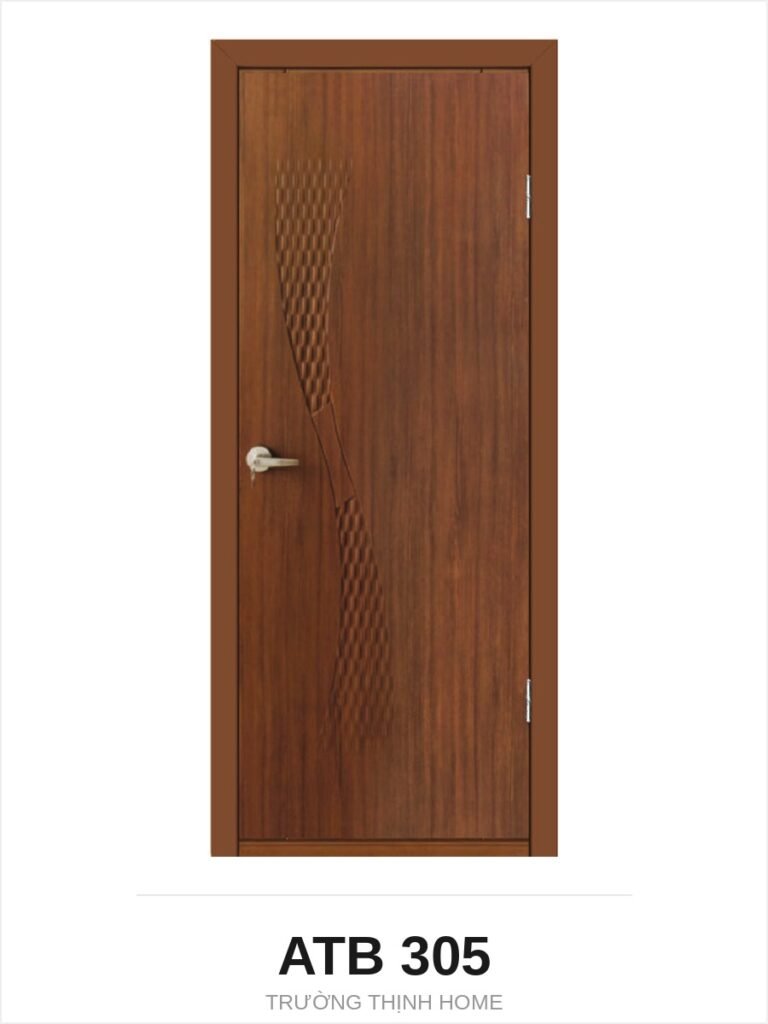 Cửa nhựa composite ATB 305 vân sóng đan màu M8707