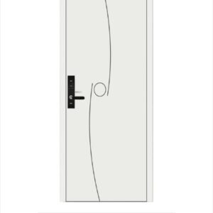 Cửa nhựa composite CPS 09 chỉ cong điểm tròn màu K5300