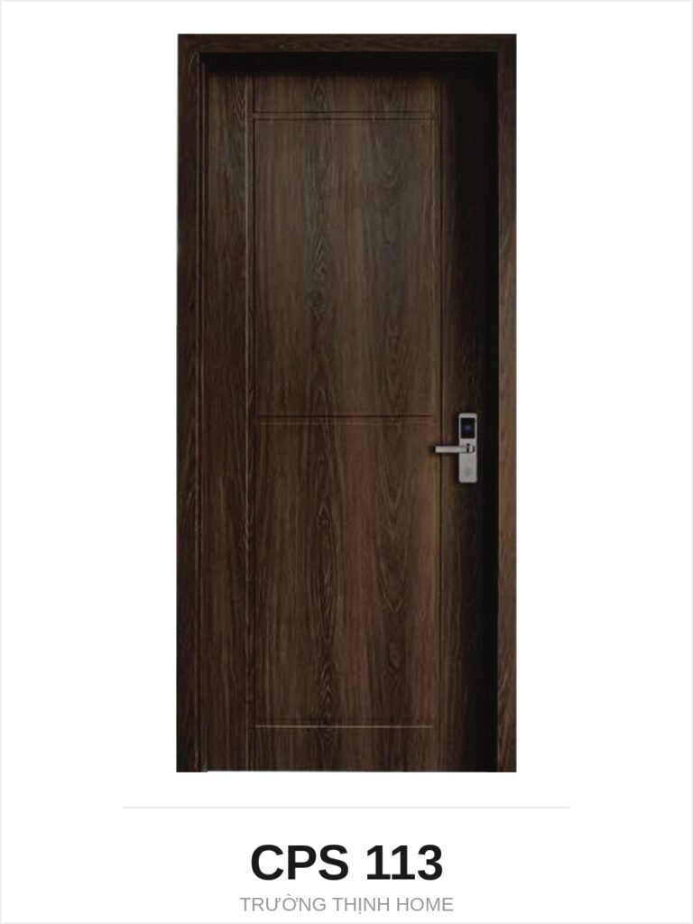 Cửa nhựa composite CPS 113 ô chỉ chìm đơn màu A003