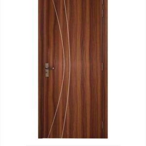 Cửa nhựa composite CPS 204 chỉ inox uốn cong màu M8707