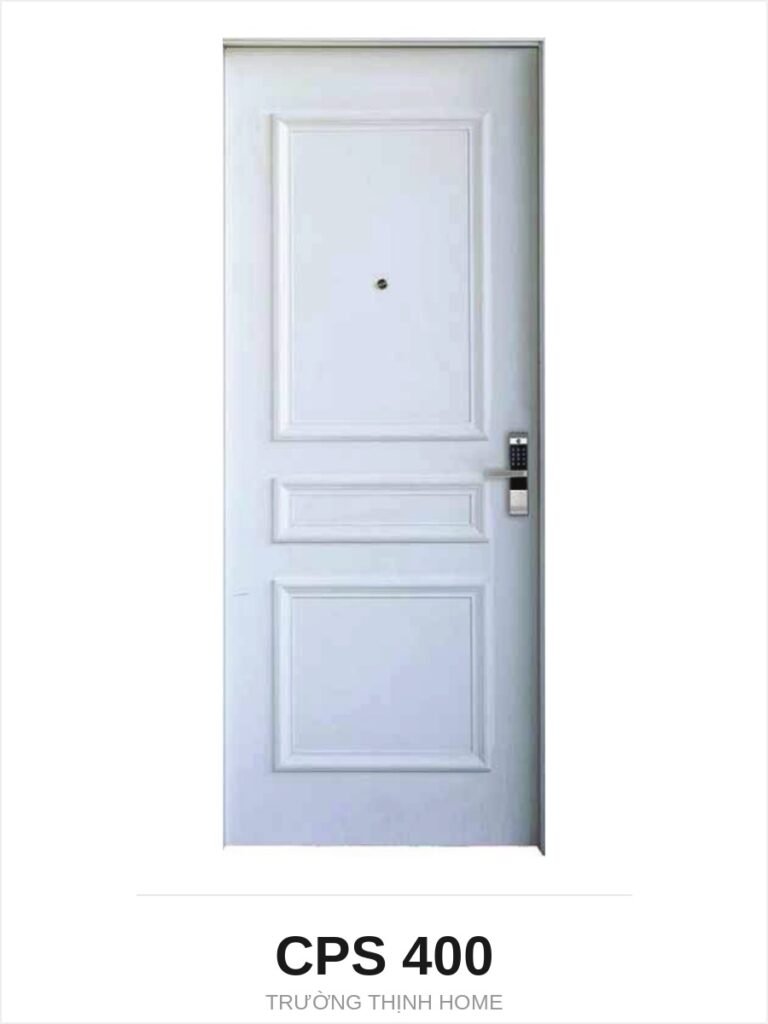 Cửa nhựa composite CPS 400 cổ điển 3 ô nổi màu K5300