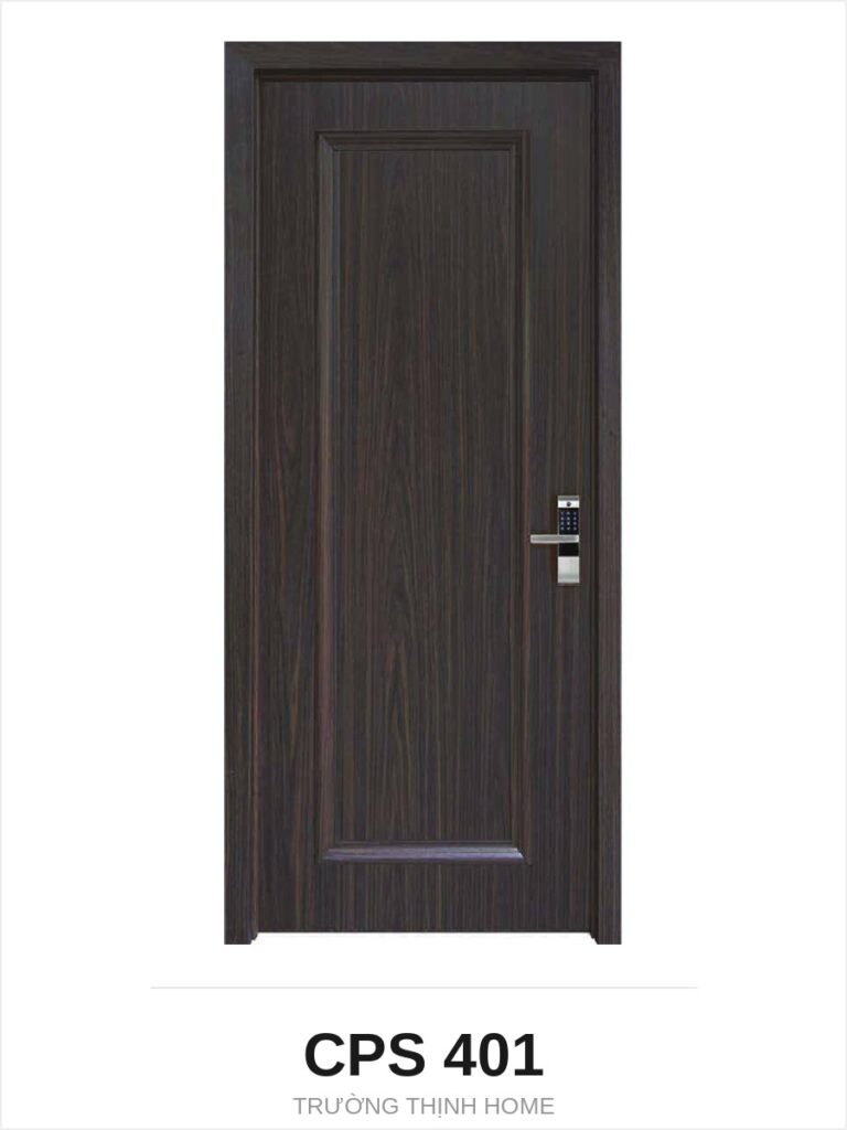 Cửa nhựa composite CPS 401 ô nổi đơn màu K108
