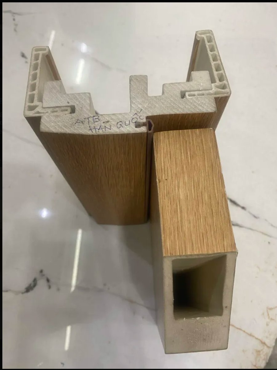 Mặt cắt khung bao cửa composite đúc đặc Trường Thịnh Home