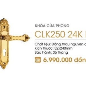 Khóa cơ Demax CLK250 24K Brass
