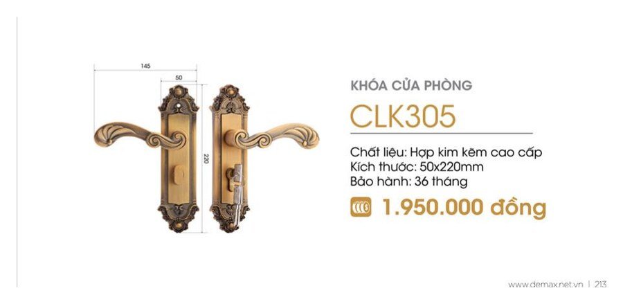 Khóa cơ Demax CLK305
