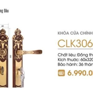 Khóa cơ Demax CLK306 Brass