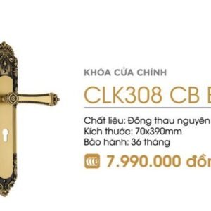 Khóa cơ Demax CLK308 CB Brass