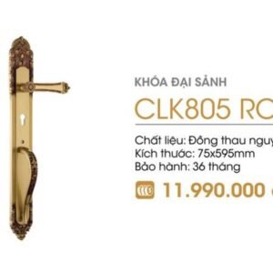 Khóa cơ Demax CLK805 RC Brass