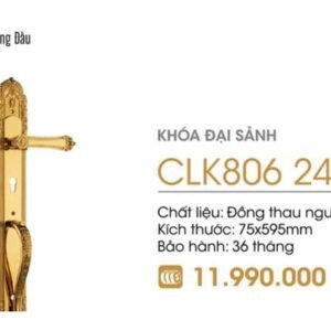 Khóa cơ Demax CLK806 24K Brass