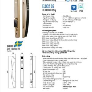 Khóa vân tay Demax EL902