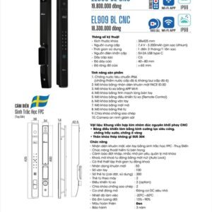 Khóa vân tay Demax EL909 CNC