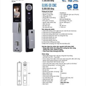 Khóa vân tay Face ID Demax EL915 CNC
