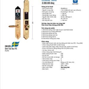 Khóa vân tay Face ID Demax EL9382