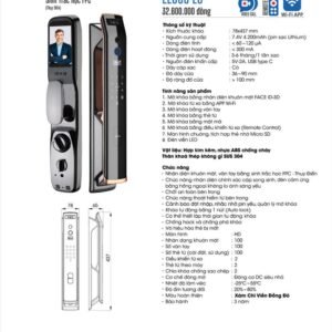 Khóa vân tay Face ID Demax EL999