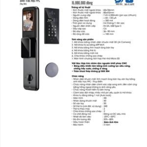Khóa vân tay Face ID Demax EL-Q965 CNC