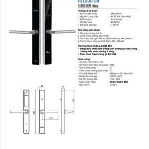 Khóa khách sạn Demax HEL330