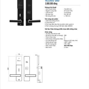 Khóa khách sạn Demax HEL605