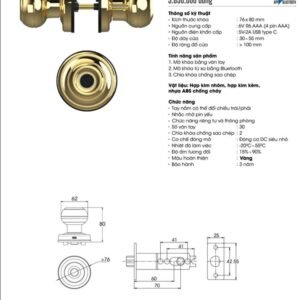 Khóa vân tay Demax SL106
