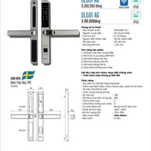 Khóa vân tay Demax SL501 AG