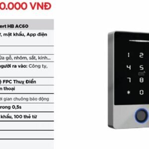 Khóa điện tử Hubert Kiểm Soát Ra Vào HB AC60