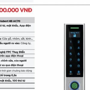 Khóa điện tử Hubert Kiểm Soát Ra Vào HB AC70