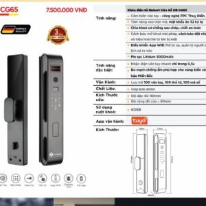 Khóa điện tử Hubert Cửa Gỗ HB CG65