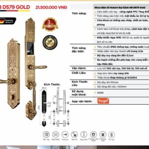 Khóa điện tử Hubert Đại Sảnh HB DS79 Gold