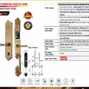 Khóa điện tử Hubert Đại Sảnh HB DSI8 EU Gold 24K