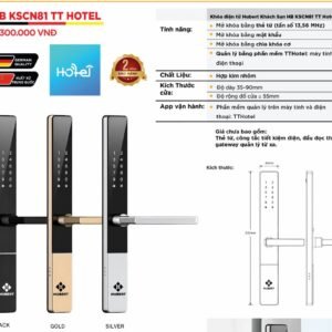 Khóa điện tử Hubert Khách Sạn Cửa Nhôm HB KSCN81 TT Hotel