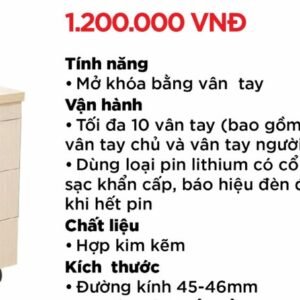 Khóa điện tử Hubert Khóa Tủ HB KT03