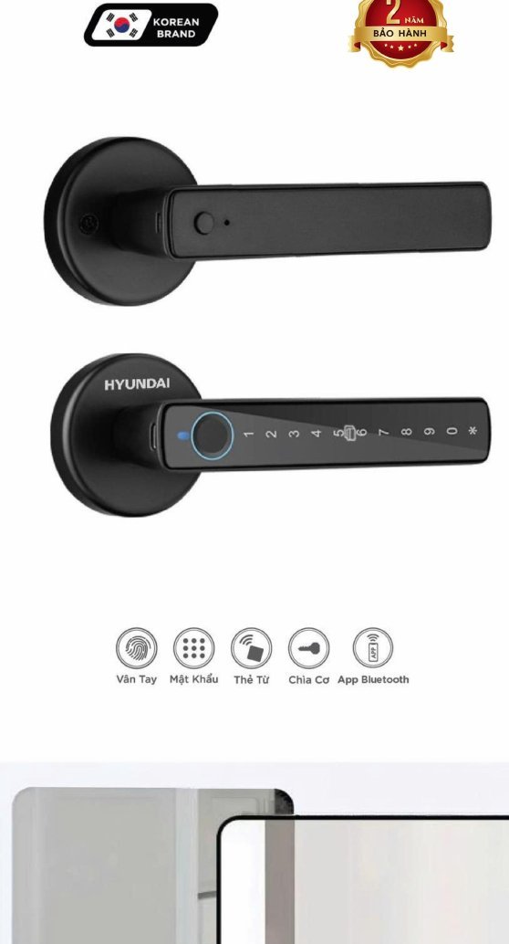Khóa điện tử Hyundai Cửa Gỗ HY-SH001 (Khóa Dự Án)
