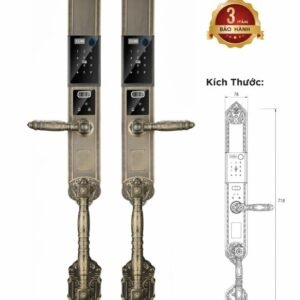 Khóa điện tử Hyundai Đại Sảnh HY-SLC8820 Bronze