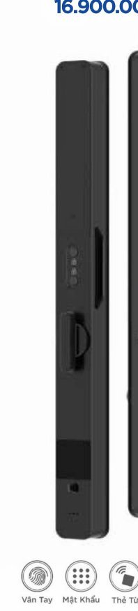 Khóa điện tử Hyundai Cửa Nhôm HY-SLS005F Black